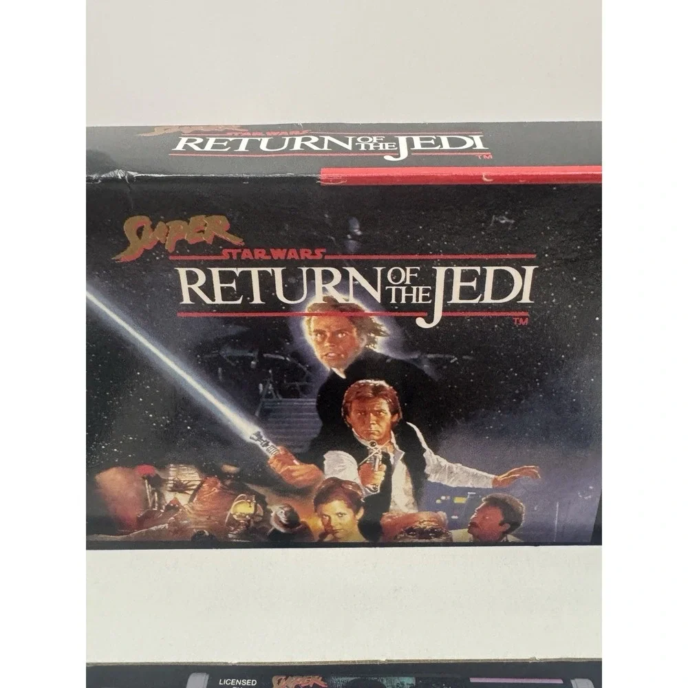 Super Star Wars Return of the Jedi SNES Complete CIB Box Manual Tested